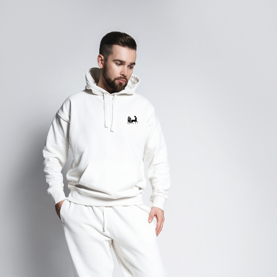 The Heritage Leather-Panel Hoodie
